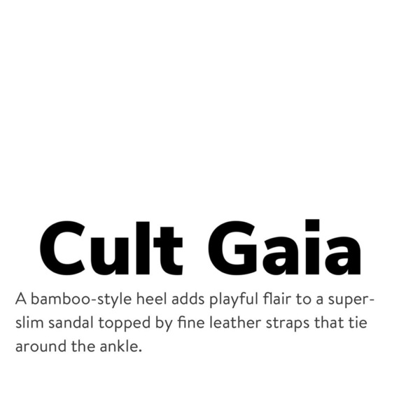 Cult Gaia Solei  ankle tie pump. NWOT - Picture 9 of 9